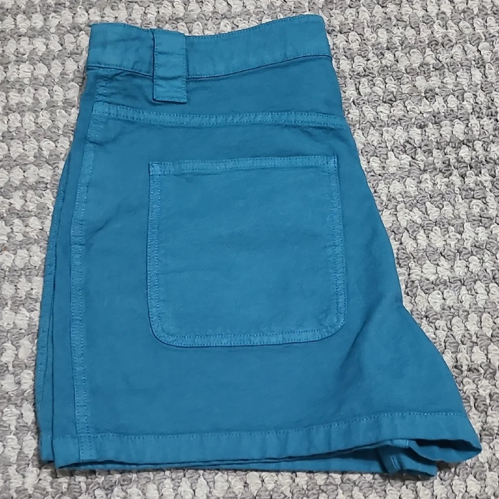 J. Crew Blue Cargo‎ Shorts Tailored Cotton Blend Nwot